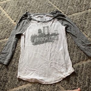 Aeropostale Brooklyn 3/4 sleeve tee size M